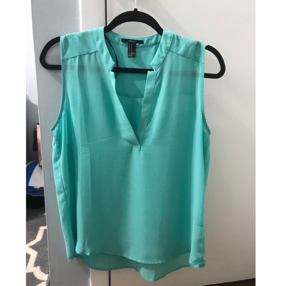 Turquoise blouse